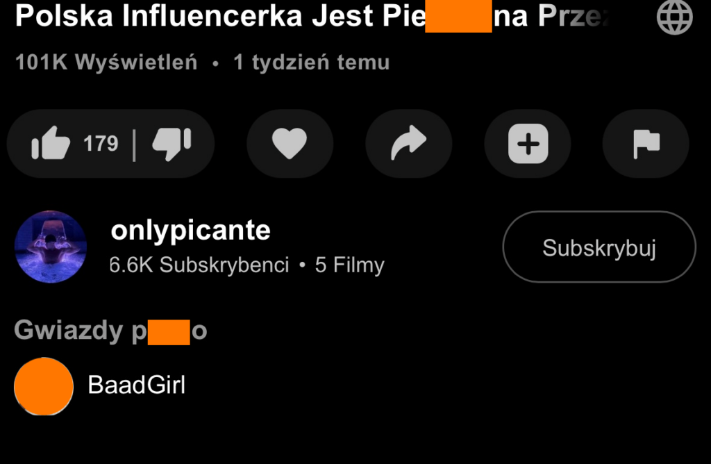 Sandra od Denisa nagrała film z NOWYM partnerem… z Argentyńczykiem na pomarańczową platformę