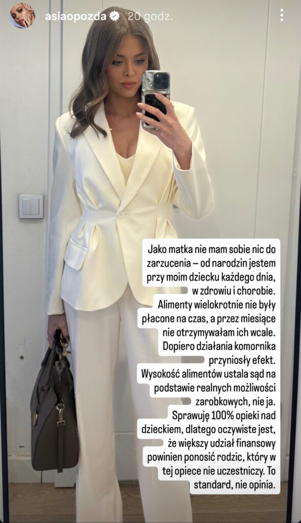 Mocne słowa Joanny Opozdy o ojcu dziecka. „Nie miał czasu”