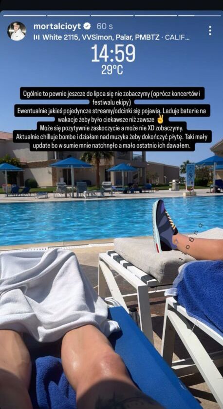 Mortalcio wyjechał z Polski. U boku pięknej influencerki świętuje rocznicę