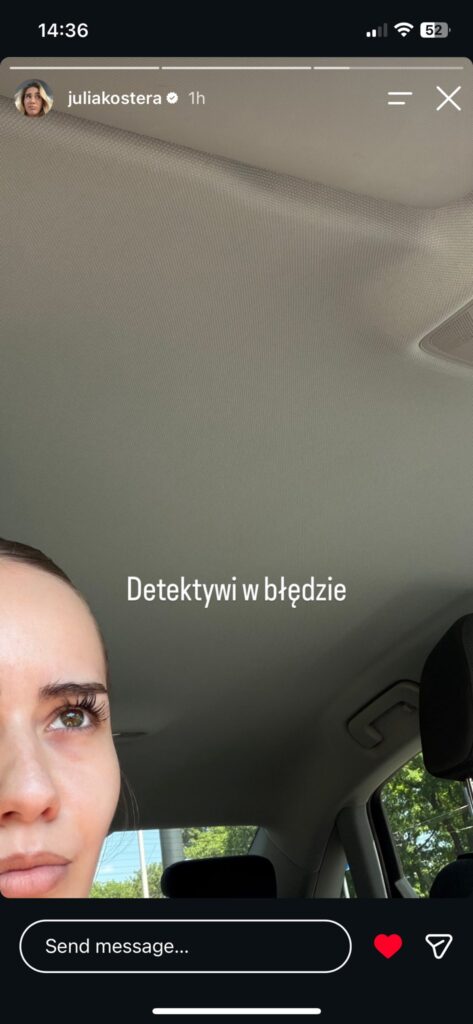 Szok. Julia Kostera zabrała głos w sprawie teorii detektywów z TikToka, że jest z Błońskim