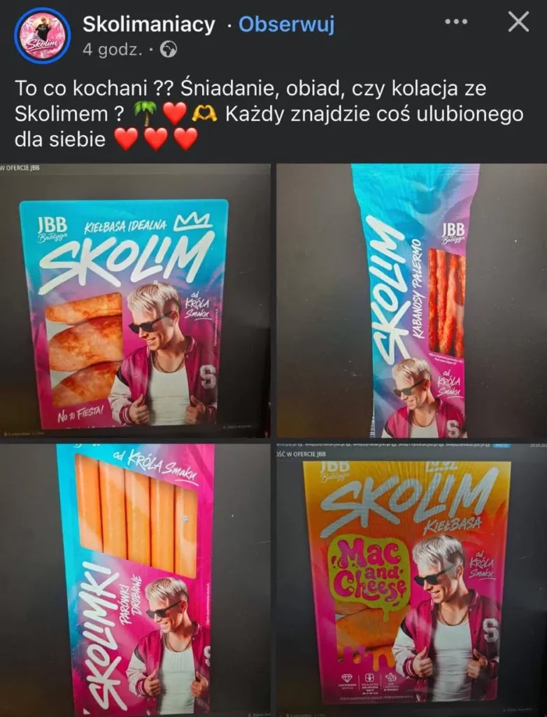 Hit. Skolim zostaje twarzą… Kiełbas! To nowa współpraca artysty