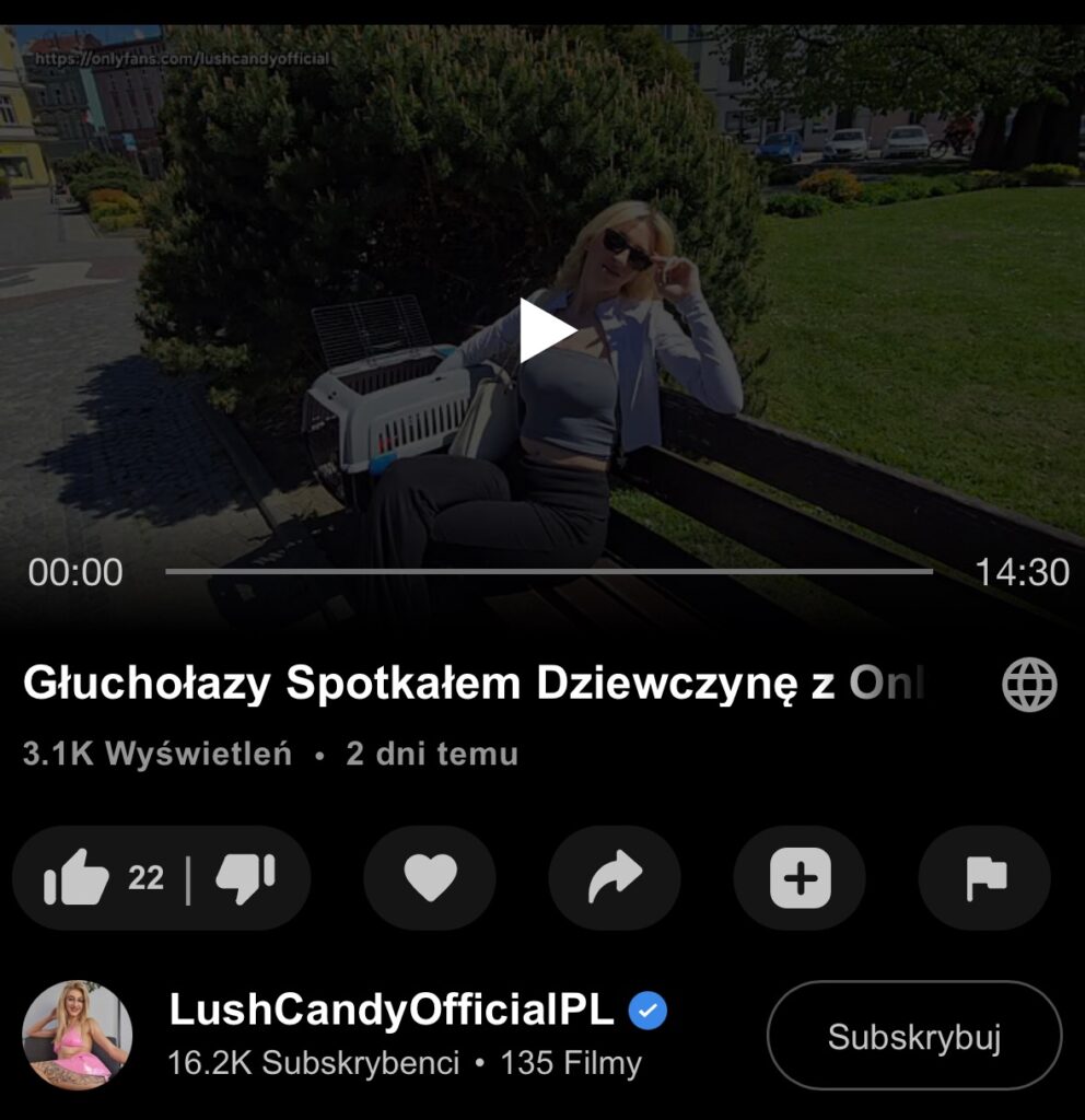 Polka nagrała film na pomarańczową platformę w Głuchołazach. Jest nagranie